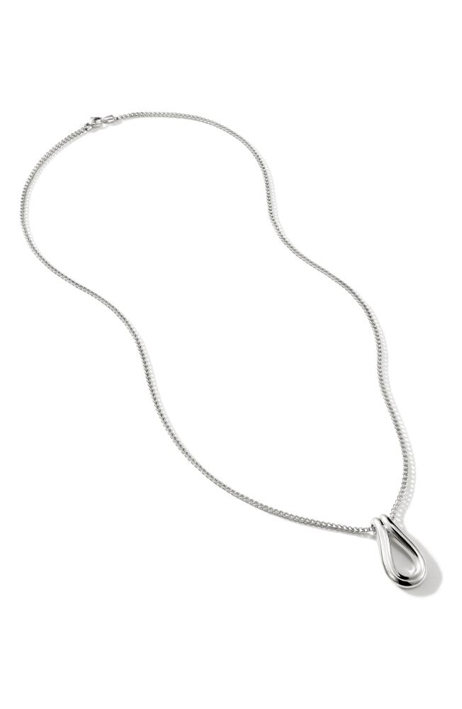 John Hardy Surf Pendant Necklace in Silver Cover