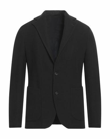 Giampaolo Man Blazer Black Polyamide, Viscose, Elastane Cover