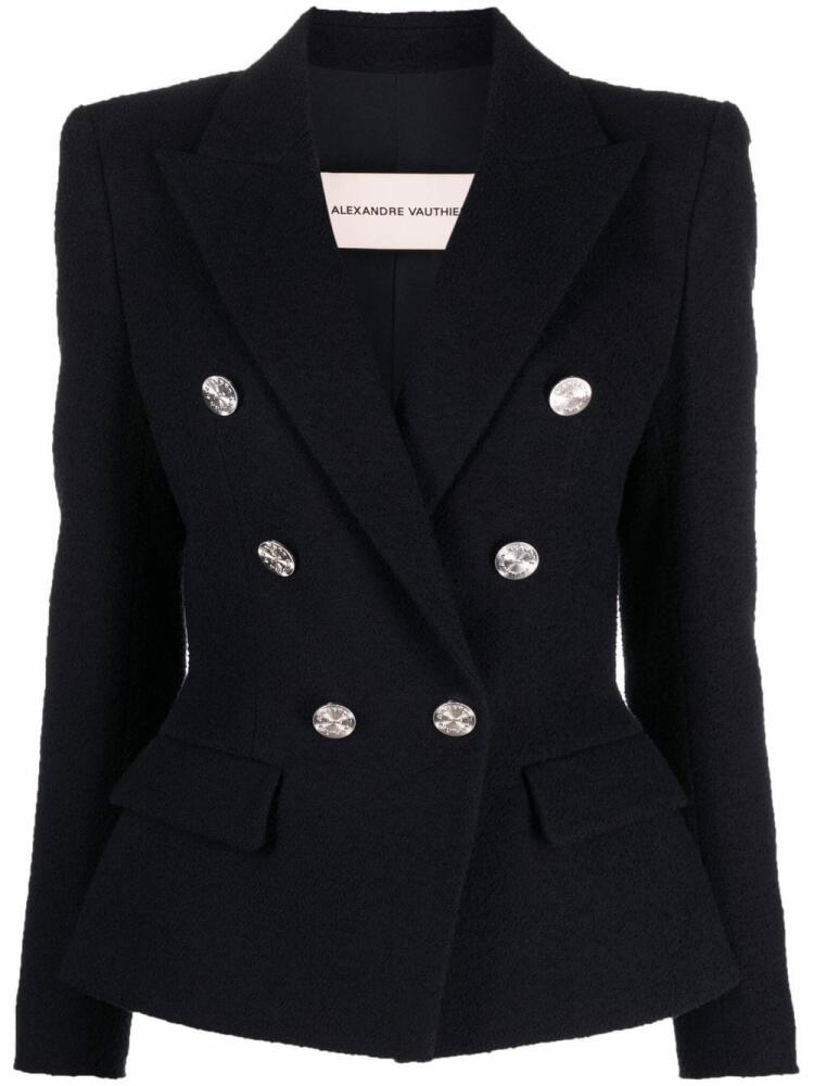 Alexandre Vauthier double-breasted jacket - Blue Cover