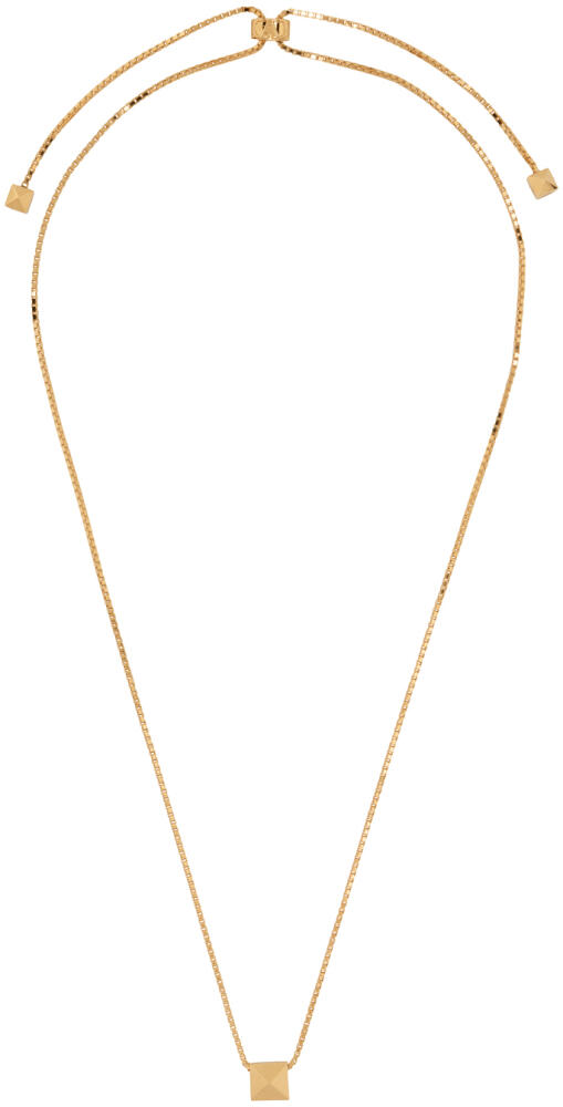 Valentino Garavani Gold Rockstud Necklace Cover