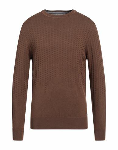 Primo Emporio Man Sweater Brown Viscose, Nylon Cover