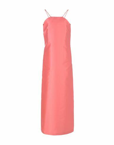 Katia Giannini Woman Maxi dress Pink Polyester, Silk Cover