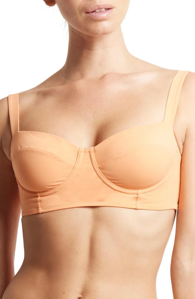 Hanky Panky Balconette Bikini Top in Florence Orange Cover