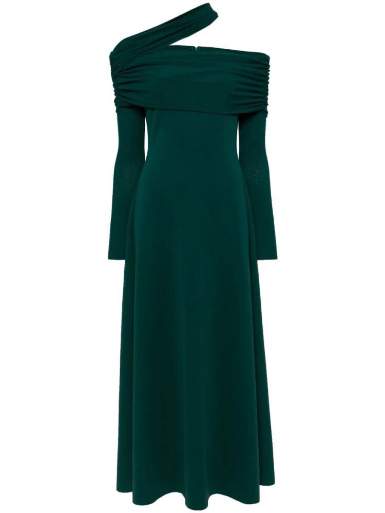 CHATS BY C.DAM neck-strap jersey maxi dress - Green Cover