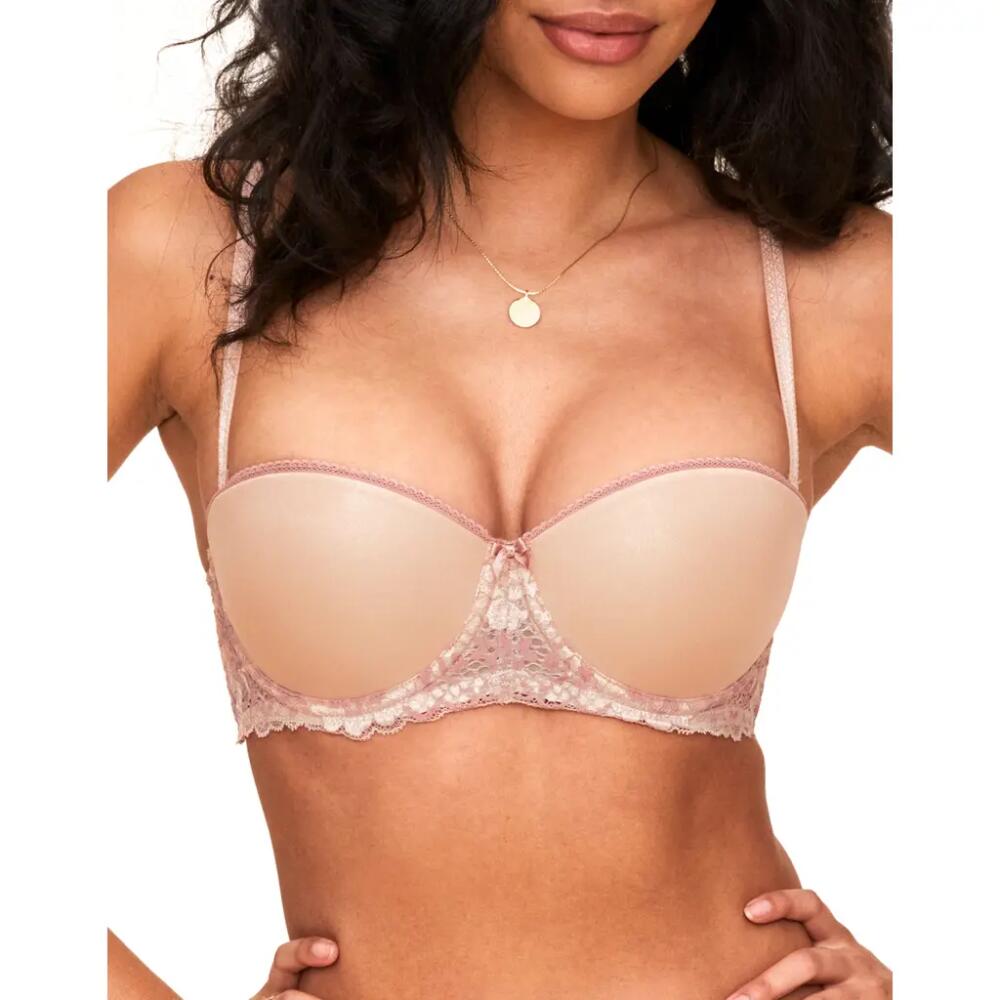 Adore Me Kendil Push Up Balconette Bra in Medium Beige Cover