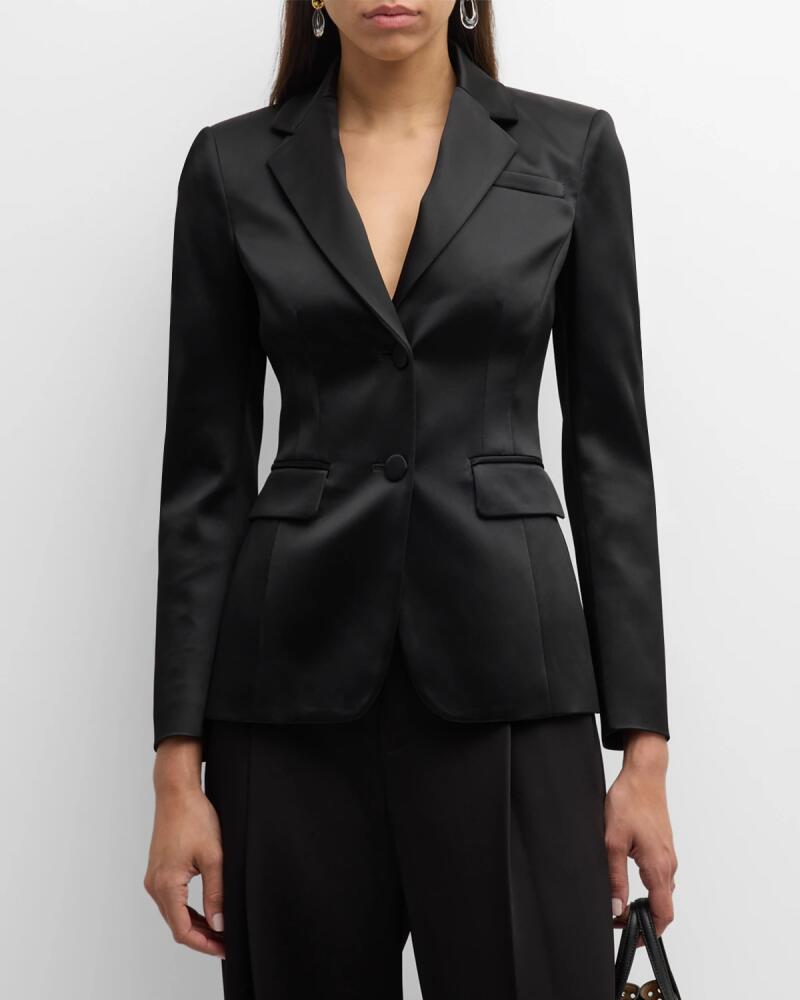 Altuzarra Fenice Satin Blazer Jacket Cover