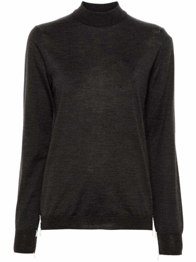 Maison Margiela four-stitch sweater - Grey Cover