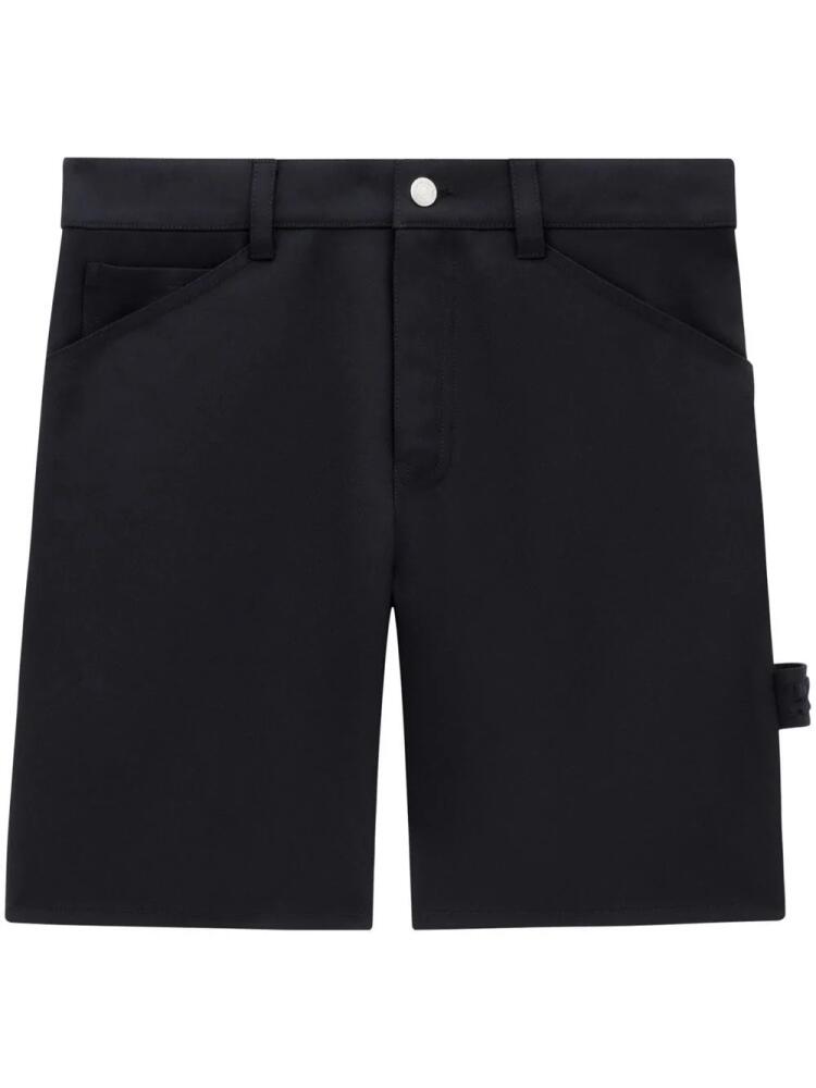 Courrèges twill bermuda shorts - Black Cover