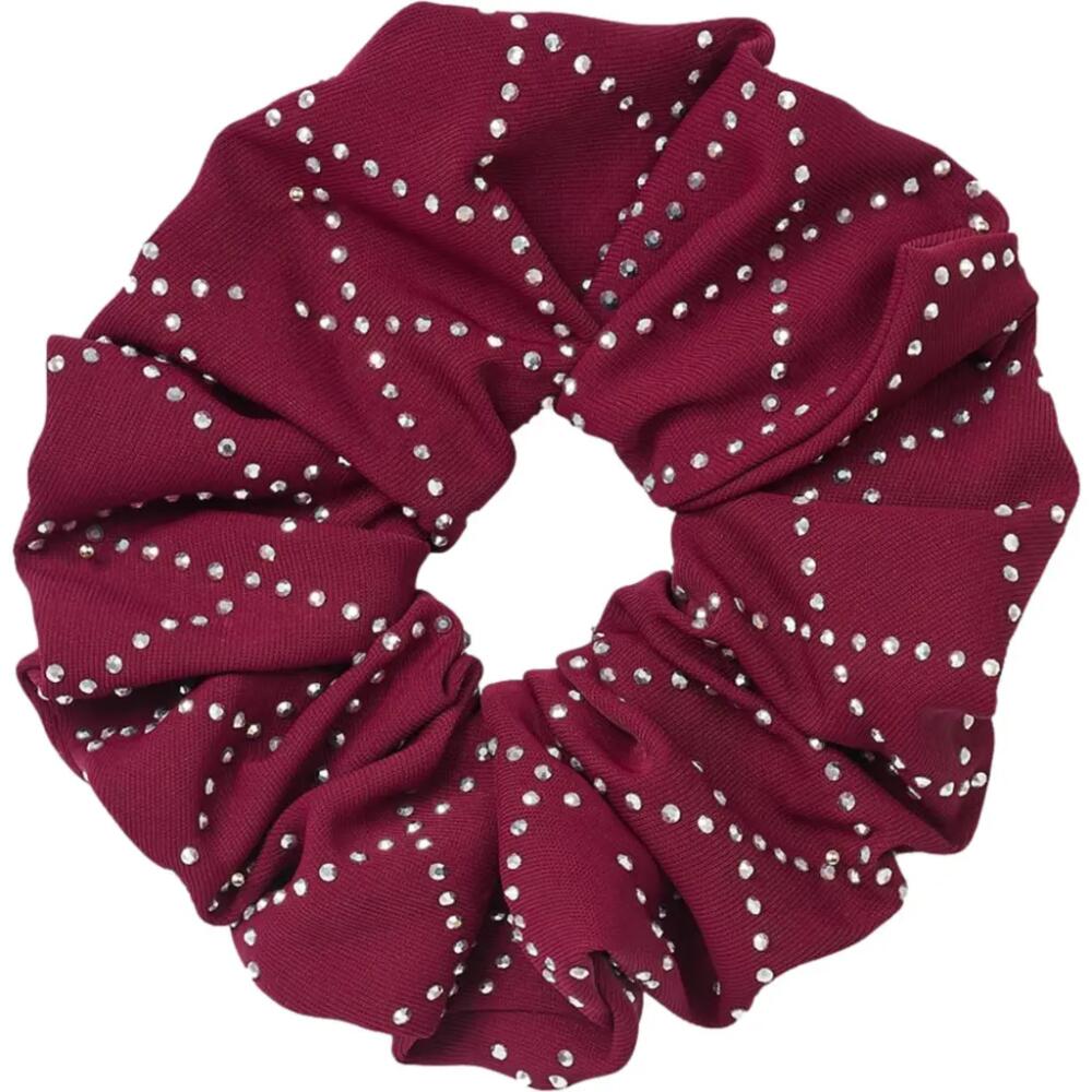 SANDRO Rhinestone scrunchie in Bordeaux Cover