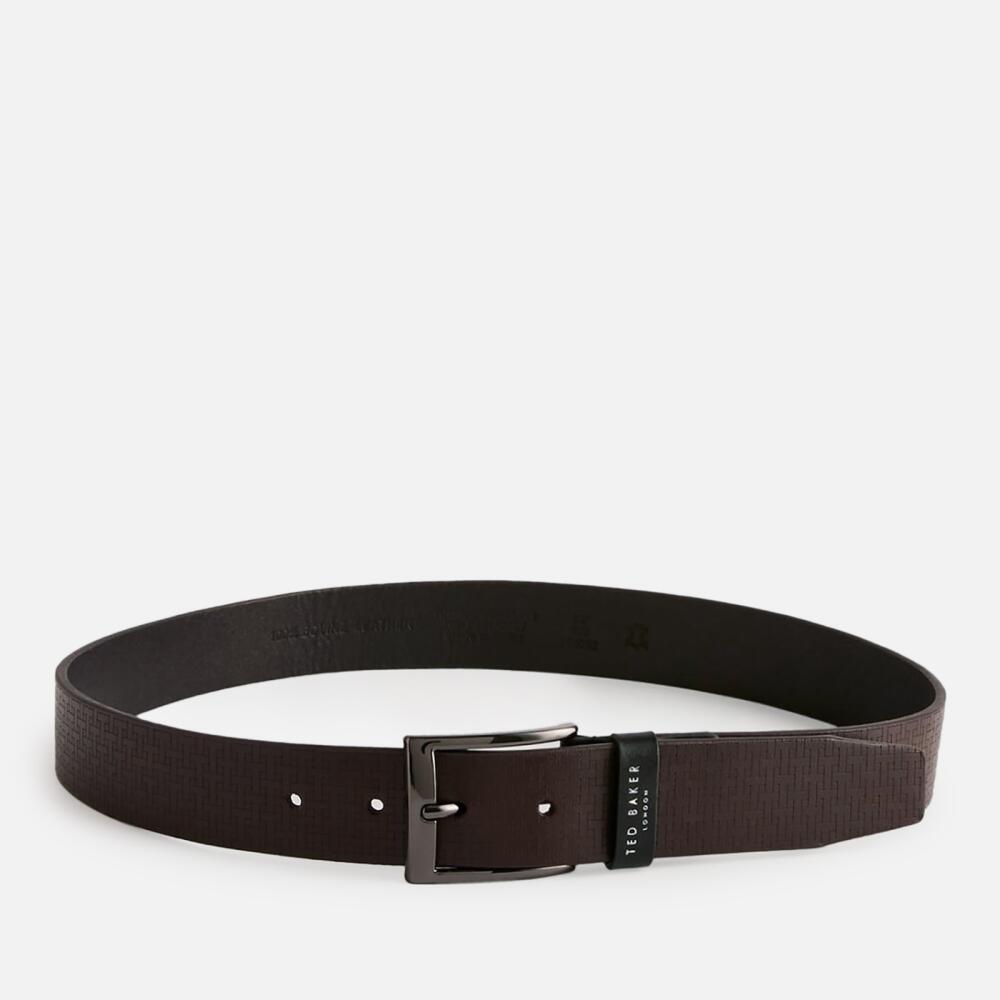 Ted Baker Hady Monogram Leather Belt Cover