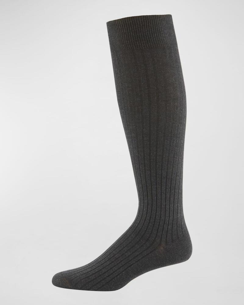 Neiman Marcus Core-Spun Socks, Over-the-Calf Cover