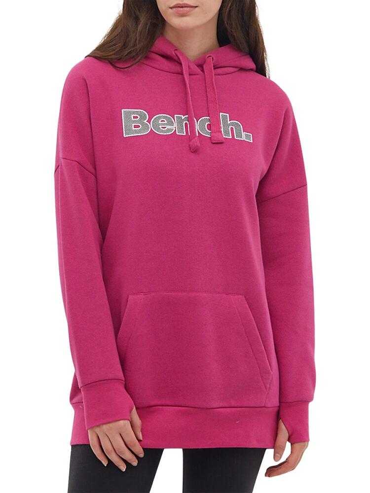 Bench. Women's Dayla Logo Oversized Hoodie - Orchid Cover