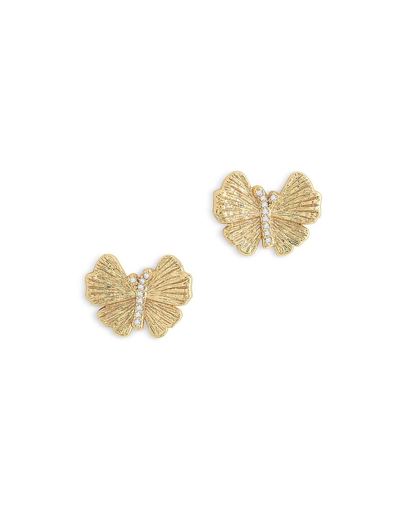 Anabel Aram Butterfly Stud Earrings in 18K Gold Plated Cover