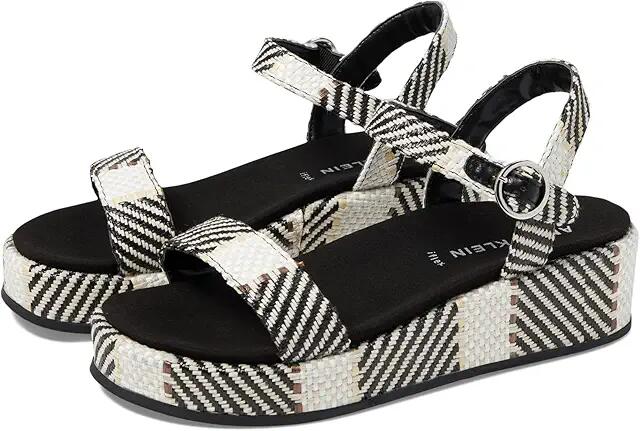 Anne Klein Venture (White/Black) Women's Wedge Shoes Cover