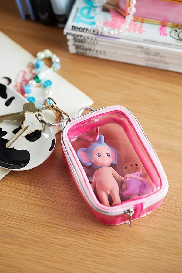 Pouchette Keychain in Pink Cover