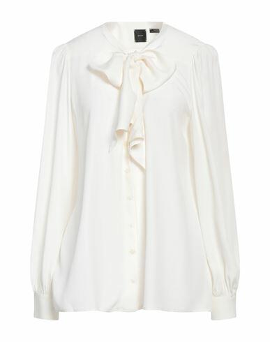 Pinko Woman Shirt White Triacetate, Silk Cover