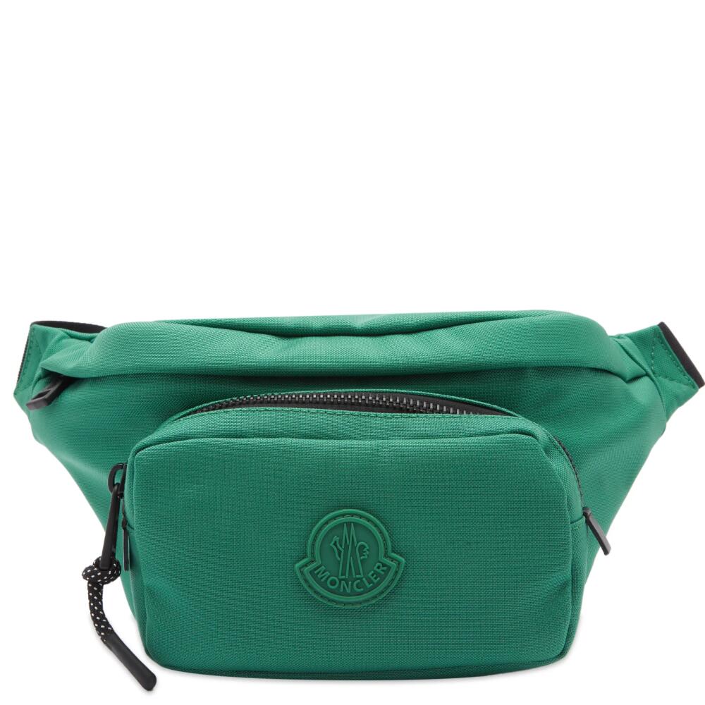 Moncler Men's Durance Belt Bag in Green Cover