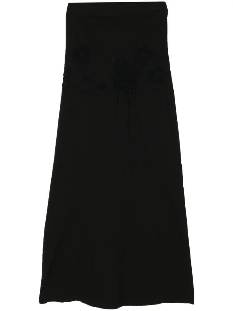 Cecilie Bahnsen Villa A-line skirt - Black Cover