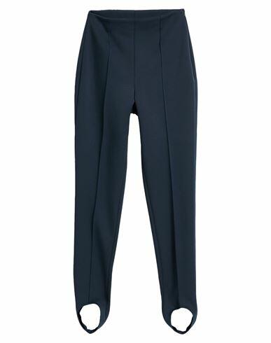 Kiton Woman Leggings Midnight blue Polyester, Cotton, Polyamide, Elastane Cover