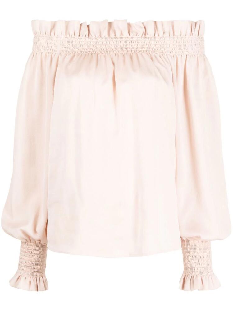 See by Chloé off-shoulder long-sleeve blouse - Neutrals Cover