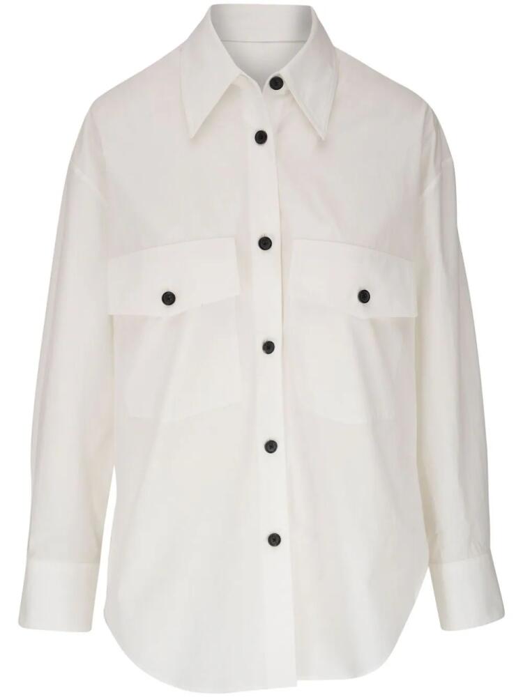 KHAITE Mahmet denim shirt - White Cover