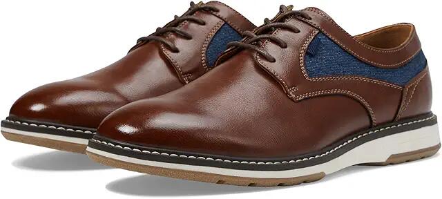 Steve Madden Mmanuel (Cognac) Men's Lace Up Wing Tip Shoes Cover