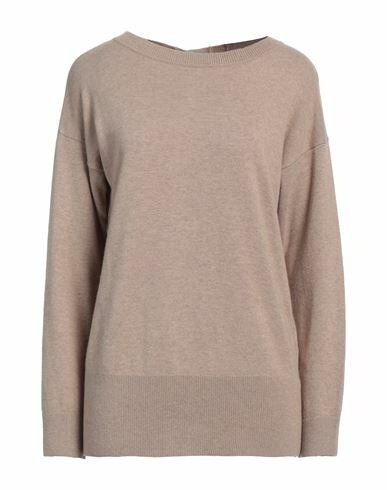 Alpha Studio Woman Sweater Sand Recycled wool, Viscose, Polyamide, Cashmere Cover