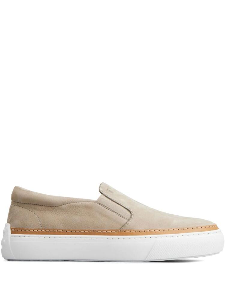 Tod's suede slip-on sneakers - Neutrals Cover