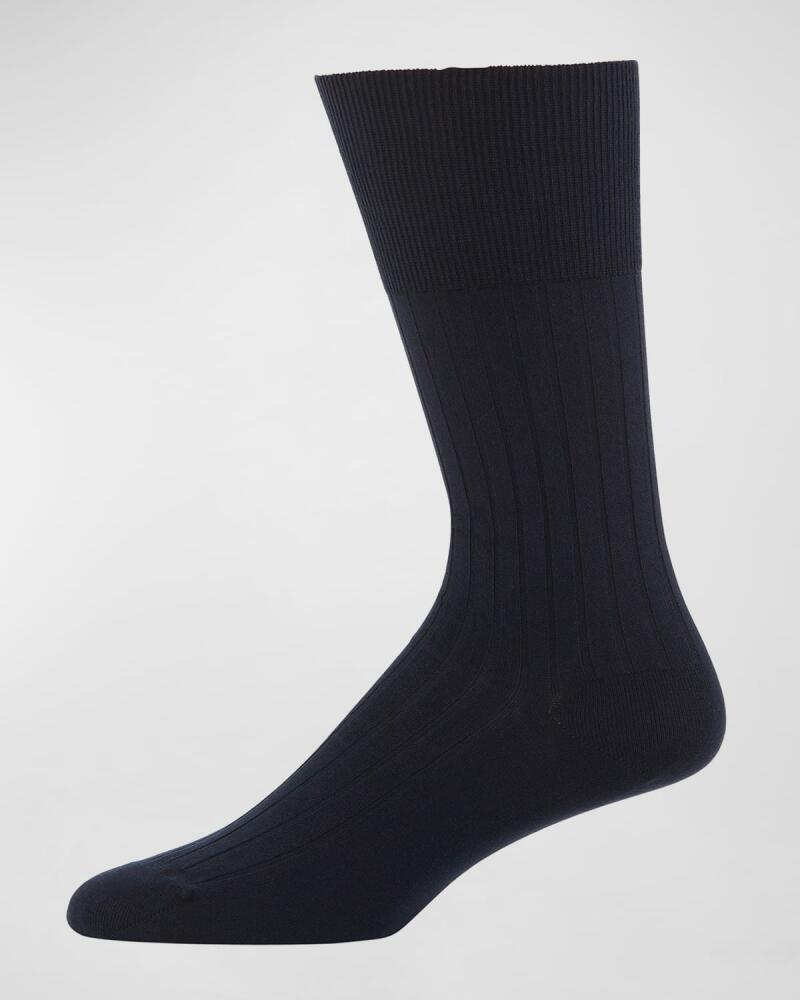 Marcoliani Rib-Knit Cotton Socks Cover