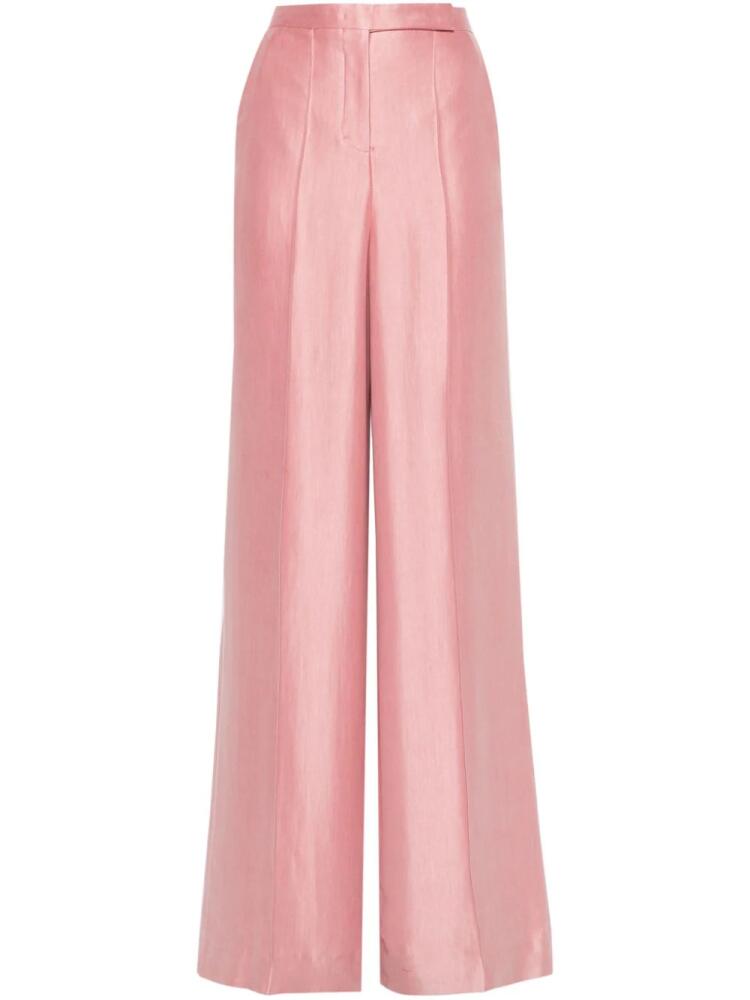 Dorothee Schumacher seam-detail wide-leg trousers - Pink Cover