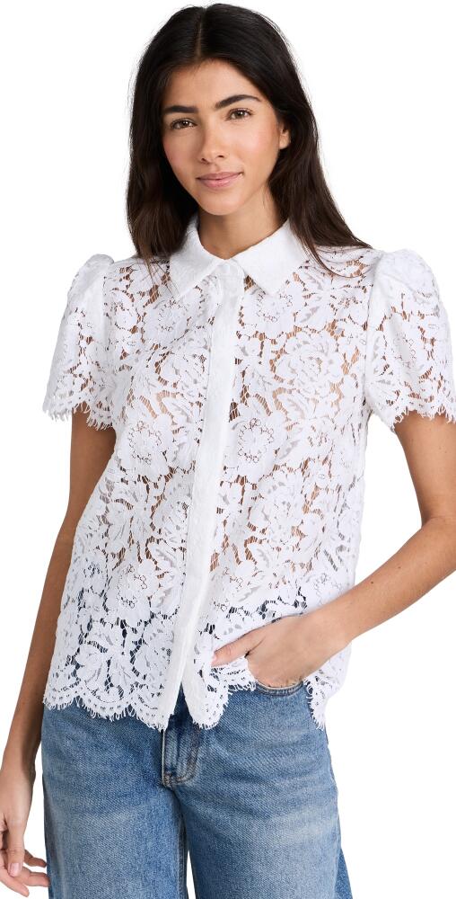 Generation Love Murphy Lace Shirt White Cover