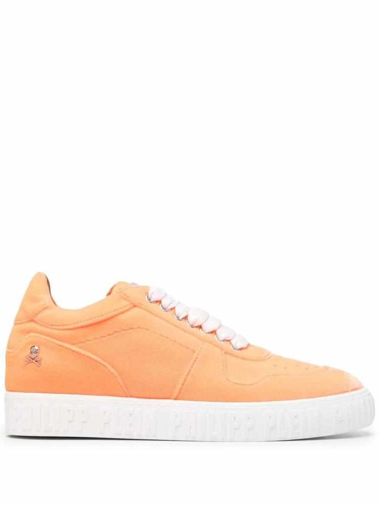 Philipp Plein King Power velvet sneakers - Orange Cover