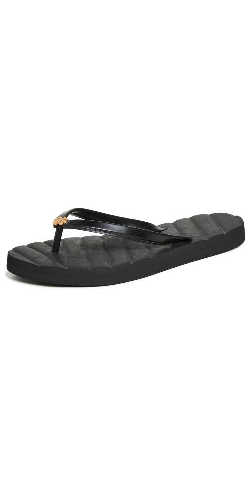 Tory Burch Kira Flip Flops Perfect Black / Gold Cover