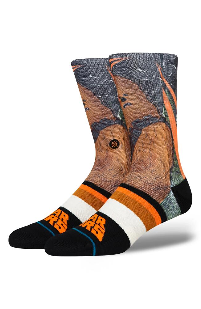 Stance Chewie By Jaz Crew Socks in Green Cover