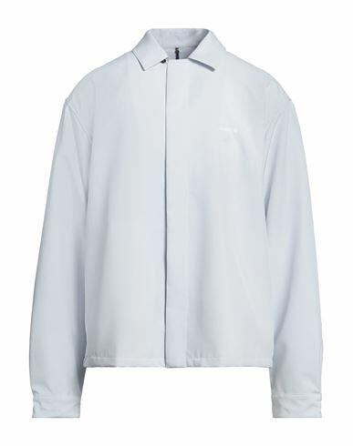 Oamc Man Shirt Sky blue Polyester, Silk Cover