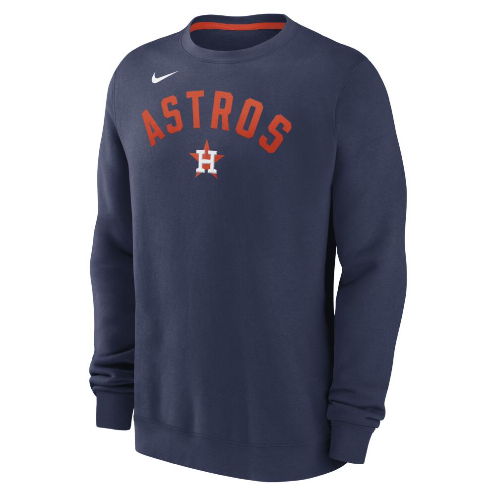 Houston Astros Classic Nike Men's MLB Pullover Crew in Blue Cover