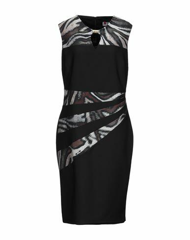 Gai Mattiolo Woman Midi dress Black Polyester, Lycra Cover