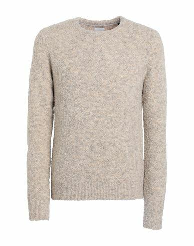 Jack & Jones Man Sweater Beige Recycled polyester, Acrylic, Polyester, Wool, Elastane Cover