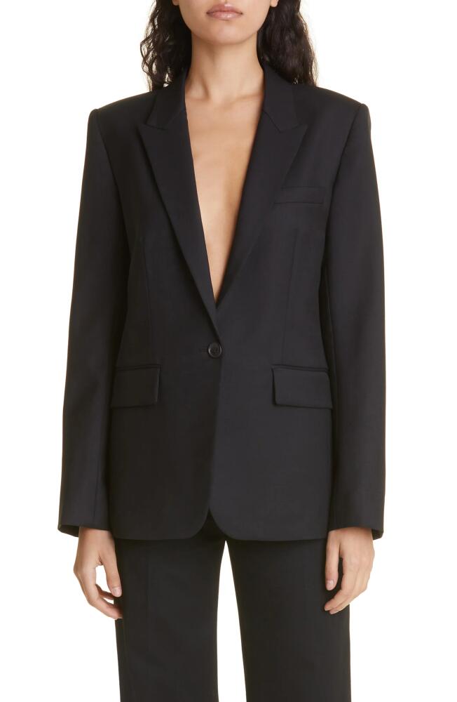 Nili Lotan Adele Stretch Virgin Wool Jacket in Black Cover