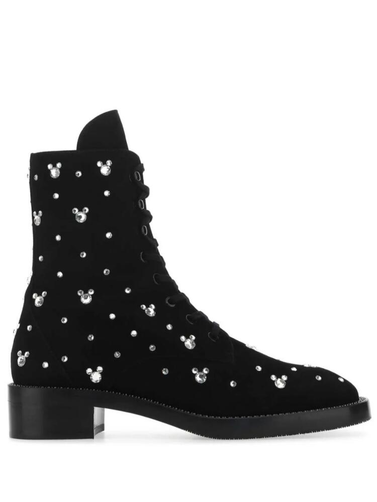 Stuart Weitzman x Disney boots - Black Cover