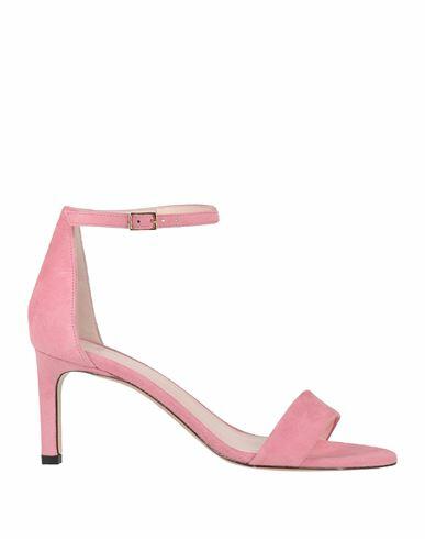 Boss Woman Sandals Pink Soft Leather Cover