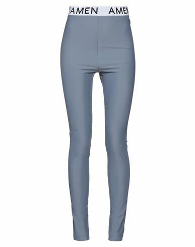 Amen Woman Leggings Grey Polyamide, Elastane Cover