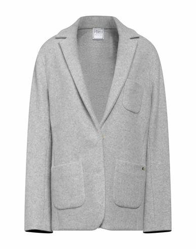 Fedeli Woman Blazer Light grey Cashmere Cover