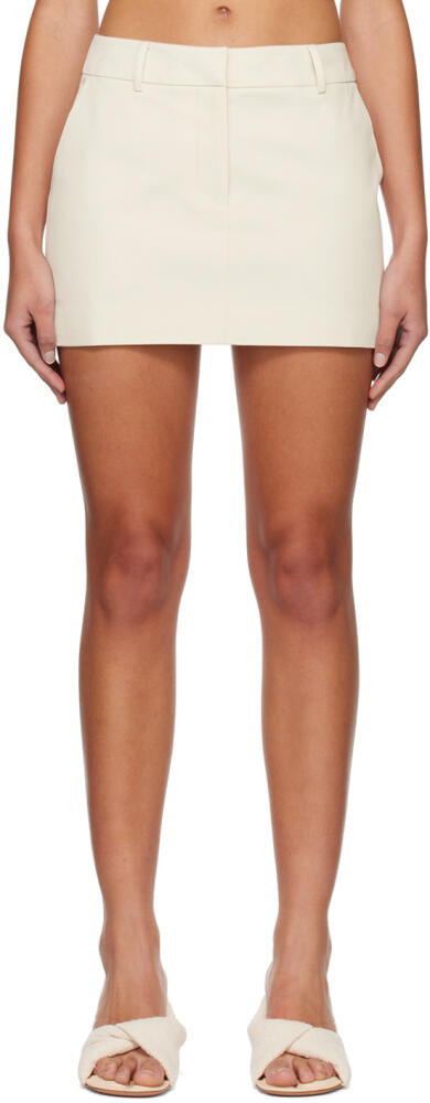 ANNA QUAN Beige Bethany Miniskirt Cover