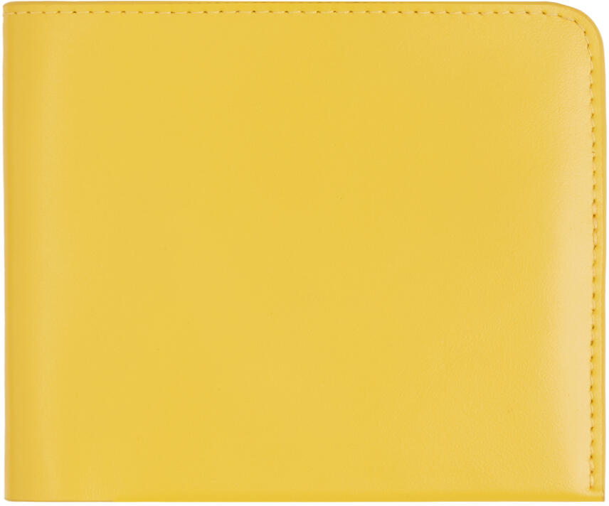 Dries Van Noten Yellow Leather Wallet Cover