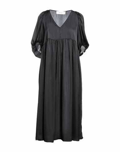 Katia Giannini Woman Midi dress Black Polyester Cover