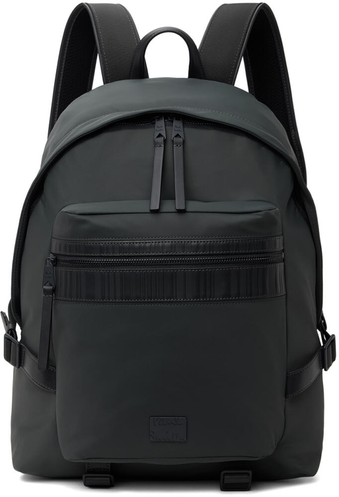 Paul Smith Gray Shadow Stripe Backpack Cover