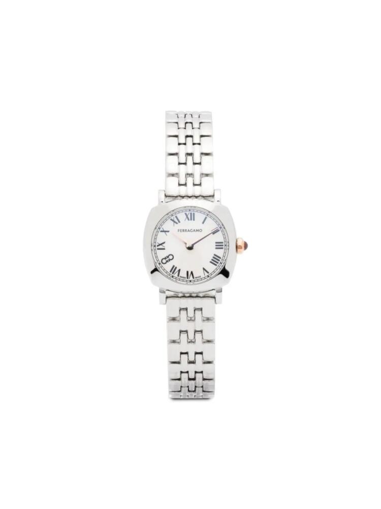 Ferragamo Soft Square bracelet watch - White Cover