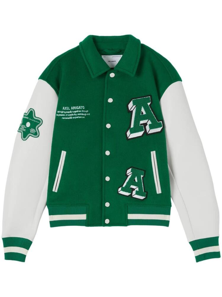 Axel Arigato Illusion varsity jacket - Green Cover