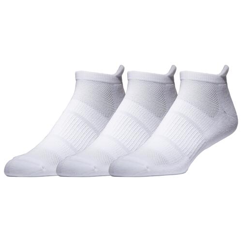 LCKR 3 Pack Performance No Show Socks - Mens White Cover